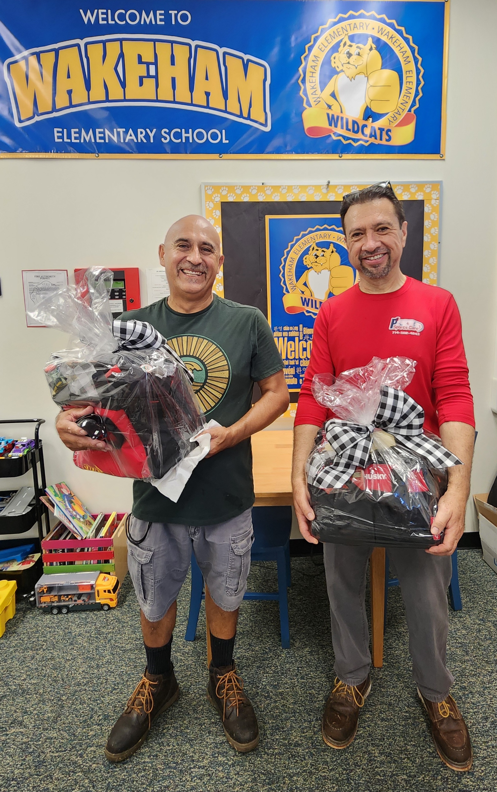 Wakeham appreciates the hard work that our custodians do!