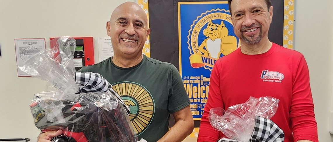 Wakeham appreciates the hard work that our custodians do!