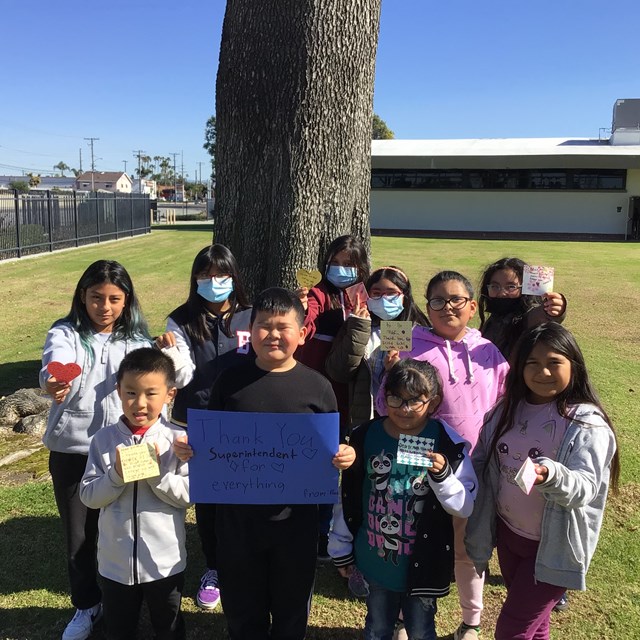 Students express gratitude to one another